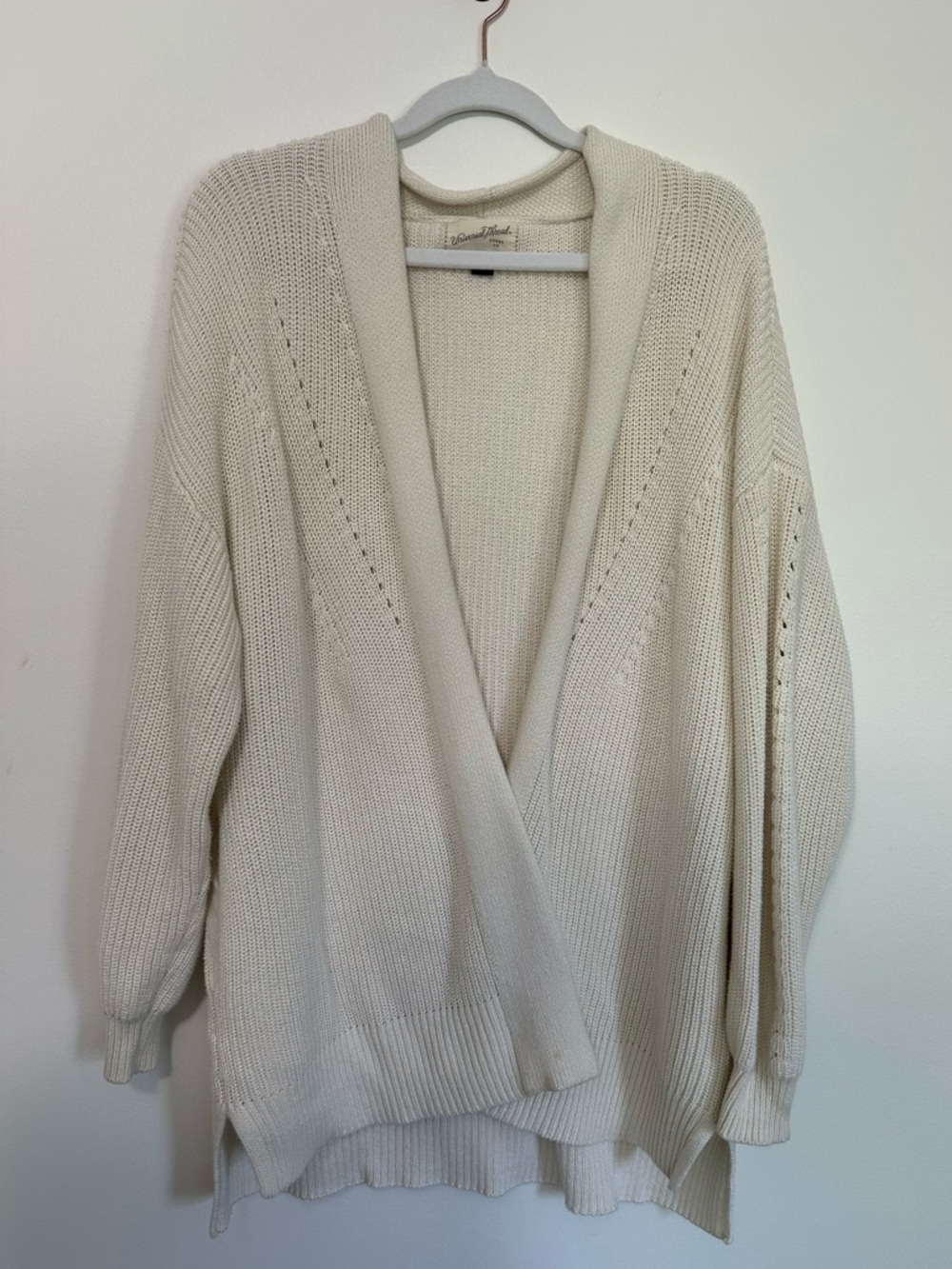 Universal Thread Cream Knit Cardigan - Soft Relaxed Fit